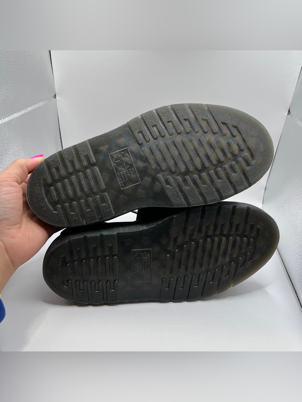 Dr. Martens CLARISSA II QUAD LEATHER PLATFORM SANDALS size 8 black - Picture 10 of 10
